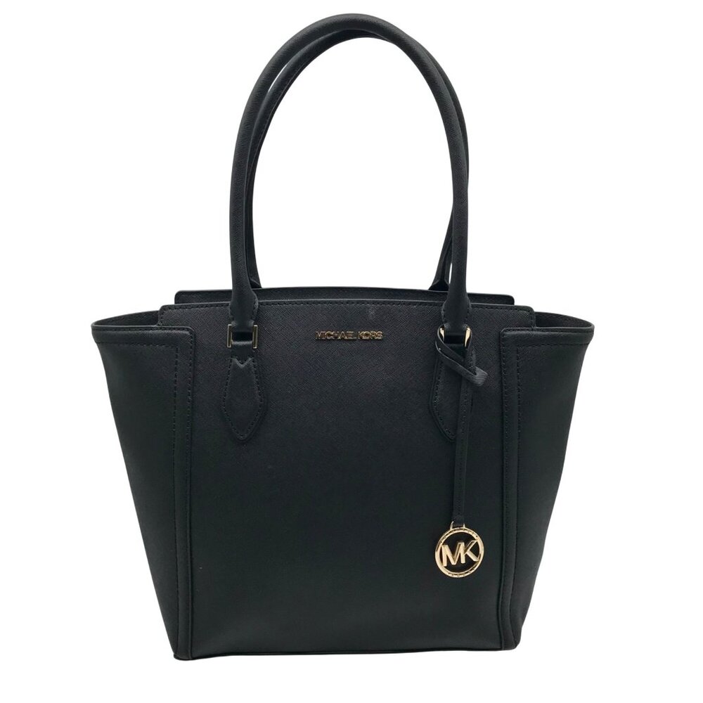 Michael Kors Black Ayden Leather Tote Bag